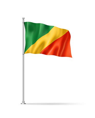 Congolese Flag Isolated On White Stock Photo - Download Image Now - Africa, Backgrounds, Banner ...