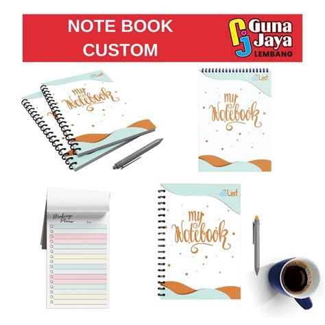 Jual Cetak Notebook Block Note Note Pad Custom Design Free Design