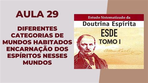 ESDE AULA 29 DIFERENTES CATEGORIAS DE MUNDOS HABITADOS ENCARNAÇÃO