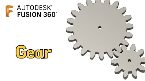 Gear Easy 3d Modeling With Fusion 360 Sketch Youtube