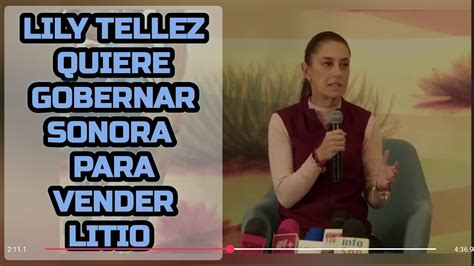 Que Opinas Sobre Lily Tellez Y Su Candidatura Como Gobernadora