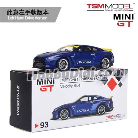 Tsm 1 64 Mini Gt Diecast Model Car Pandem Nissan Gt R R35 Duck Tail Velocity Blue Lhd