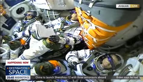 China envía sus primeros astronautas a su nueva estación espacial