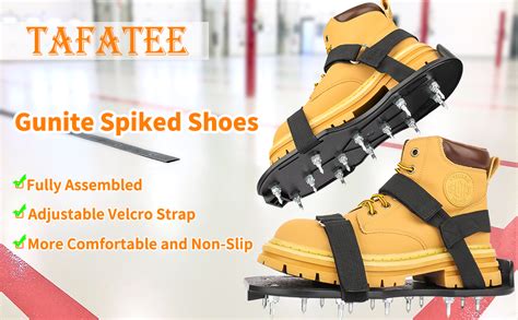 Tafatee Epoxy Floor Spiked Shoes Fully Assembled Gunite Spiked Shoes