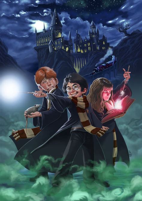 Artstation Fanart Harry Potter Jg Miedes Harry Potter Cartoon