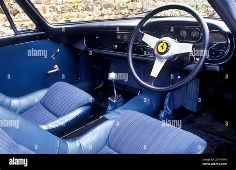 Ferrari 275 GTB/C interior 1966 Stock Photo - Alamy