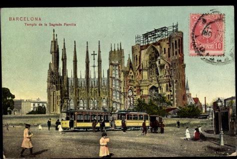 Ansichtskarte Postkarte Barcelona Katalonien Templo De Akpool De