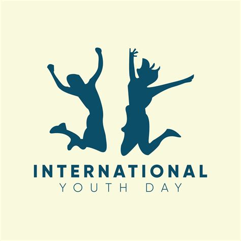 Design Of The Worldwide Youth Day Logo For A Poster Template In Vector