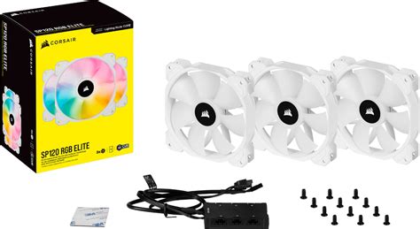 Best Buy Corsair Icue Sp120 Rgb Elite Performance 120mm Pwm Triple Fan