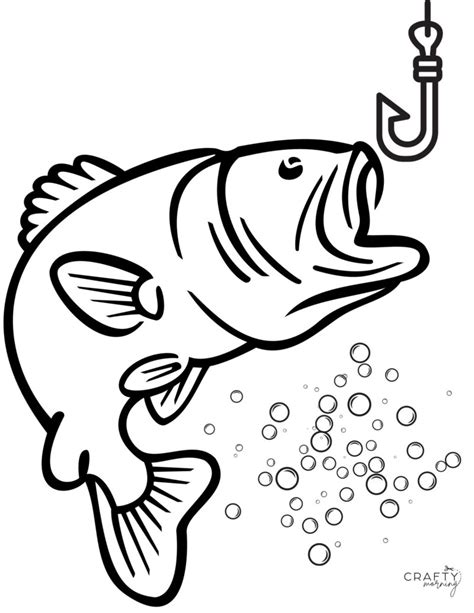 Printable Fish Coloring Pages Crafty Morning