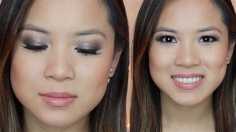 EASIEST Grey Smokey Eye Urban Decay Naked Smokey Palette YouTube