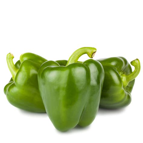 Capsicum Green Fresh Whole 8 Kg Chefs Pantry