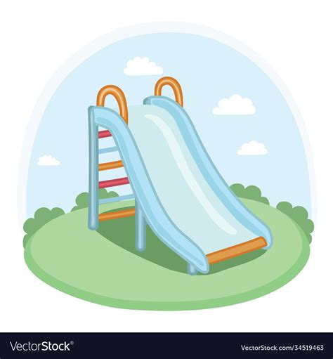 Playground Slide Vector