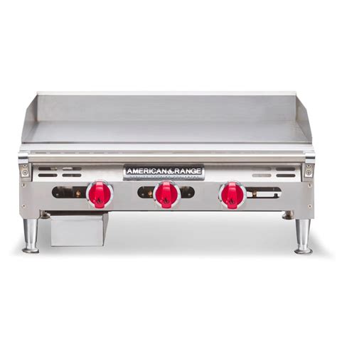 American Range Aetg36 36 Gas Griddle W Thermostatic Controls 34 Steel Plate Liquid Propane