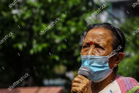 anuradha koirala chairman founder maiti nepal editorial stock photo