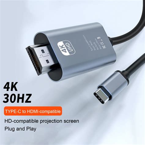 Lenovo Cáp Chuyển Đổi Type C Sang HDMI 4K Tốc Độ Cao Chuyên Dụng