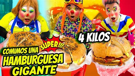 La HAMBURGUESA Mas GRANDE DEL MUNDO Zabalito TV YouTube