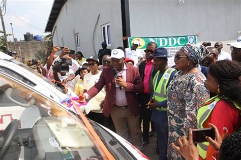 Flood Nddc Donates Relief Materials Ambulances To Rivers Govt