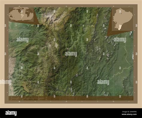 Zamora Chinchipe Province Of Ecuador Low Resolution Satellite Map