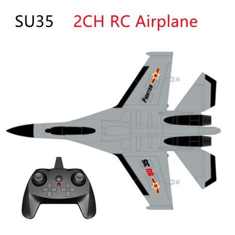 Su35 2 4g 2ch 3ch 6 axis giroscópio epp rc avião asa fixa aeronaves