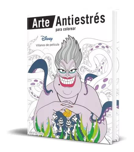 Libro Mandalas Para Colorear Antiestrés Villanos Disney Envío gratis