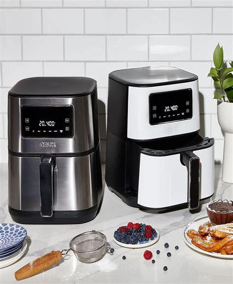 Crux 6 Qt Digital Air Fryer 1500 Watt Macys