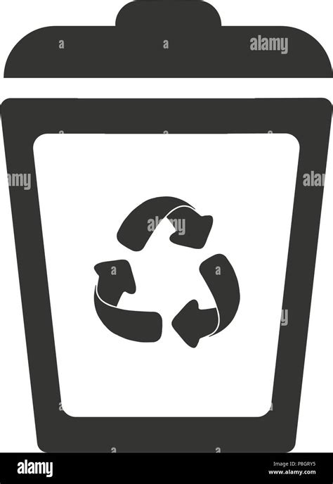 Icono De Papelera De Reciclaje Im Genes Vectoriales De Stock Alamy