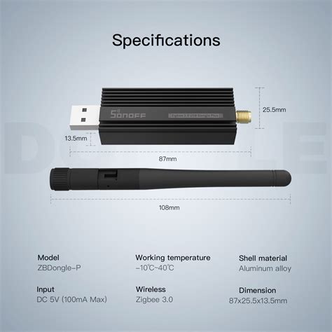 New Sonoff Zb Dongle P Plus Zigbee Usb Dongle Plus Zha Zigbee Mqtt