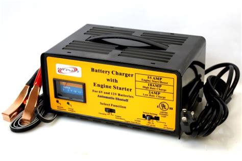 55 Amp Engine Starter Boost 10 Amp 12 Volt Auto Battery Charger W