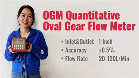 Ogm Oval Gear DC12V 24V AC220V Electronic Preset Quantitative Flow