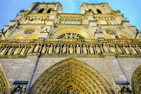 the cathedral of notre dame in paris 33822407 Stock Photo at Vecteezy