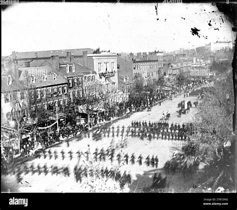 Washington Dc President Lincolns Funeral Procession On Pennsylvania Avenue Another View