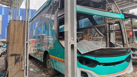 AKHIRNYA INTERIOR BUS GAPURANING RAHAYU R178 DIBONGKAR KINI PROSES