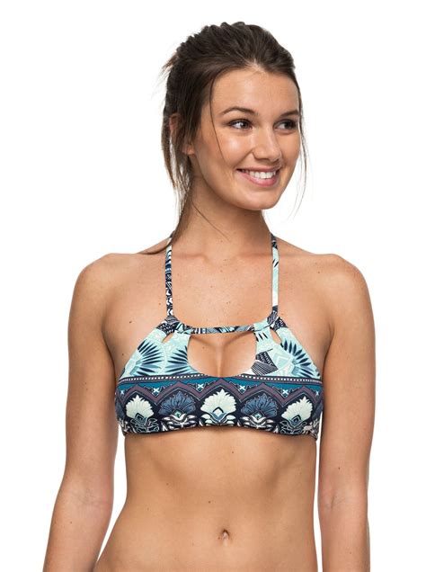 Strappy Love Crop Bikini Top ERJX303437 Roxy