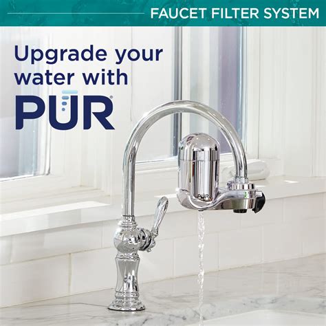 Buy Pur Plus Faucet Mount Water Filtration System Chrome Vertical