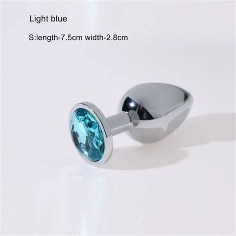 Seaseliz Plug Anal Étanche En Acier Inoxydable Toucher Lisse Anal Jouets Sexuels Pour