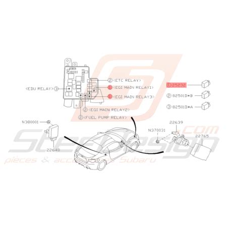 Relais Origine Subaru Wrx Sti Brz Stef Design