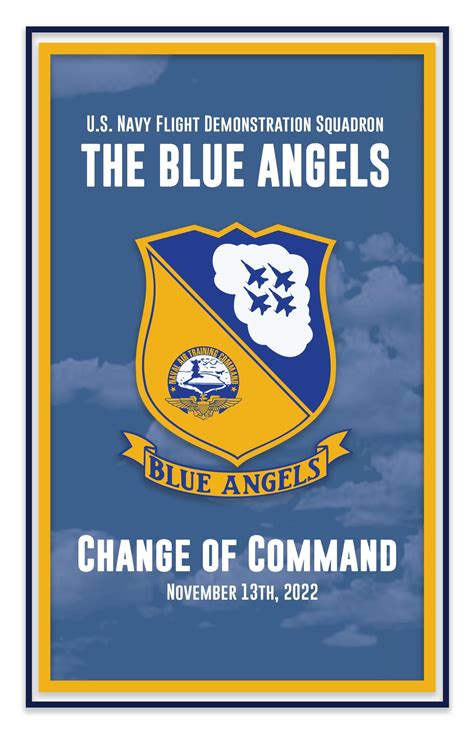 2022 Nfds The Blue Angels Change Of Command Program By Paul Archer