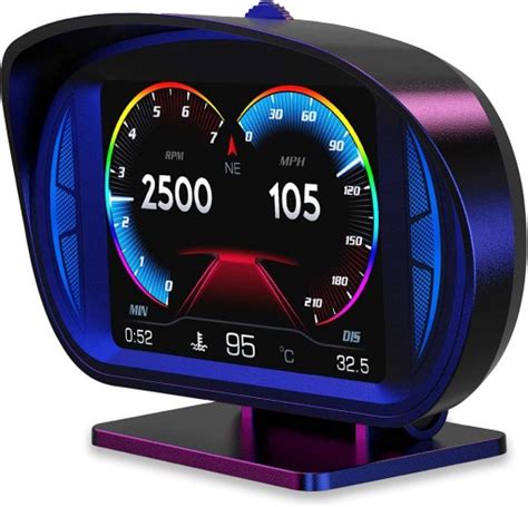 Универсальный автомобильный HUD OBD2 Спидометр Тахометр купить на ...