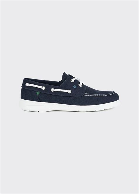 Dubarry Women S Biarritz Canvas Deck Shoe Navy Sturrocks