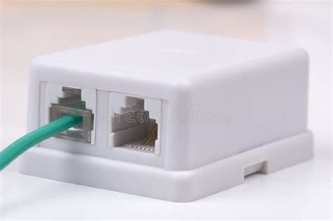 Green cable and socket stock image. Image of fast, business - 16757033