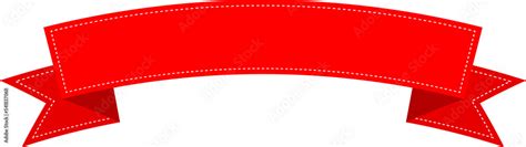 Red Ribbon In Png Banner Label Illustration Ribbon Label On