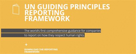 Learn Un Guiding Principles Reporting Framework Implementation