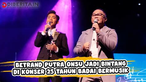 Betrand Putra Onsu Jadi Bintang Di Konser Tahun Badai Bermusik Youtube