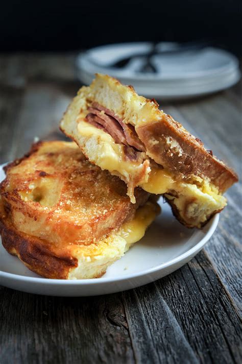 Triple Cheese Stuffed French Toast