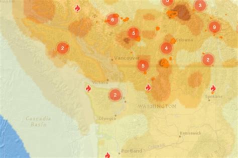 Haze settles over Vancouver Island again as B.C. battles wildfires ...