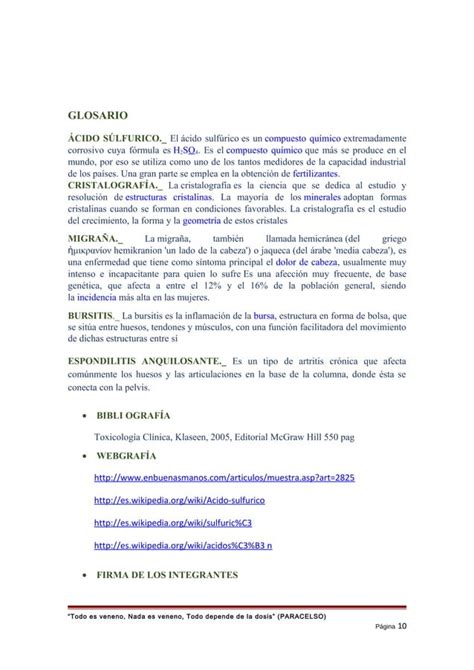 Practica Acido Sulfurico Word Viejo Pdf