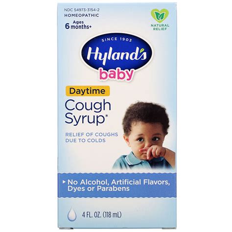 Hylands Baby Cough Syrup Daytime 4 Fl Oz 118 Ml Iherb