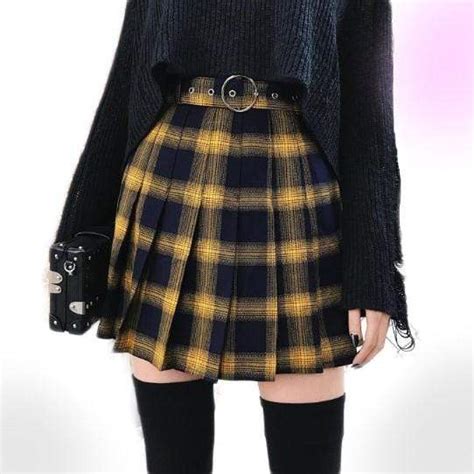 Gothic Harajuku Pleated Skirt Gothic Babe Co