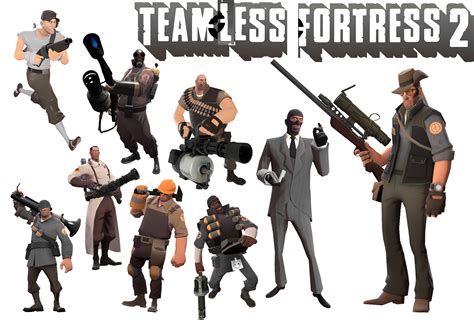 I Decolorized All Of The 9 Classes And Some Weapons In Tf2 Rtf2